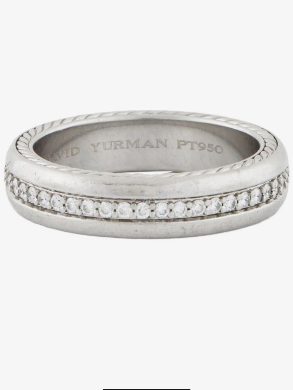 David Yurman| Platinum Diamond Streamline® Band